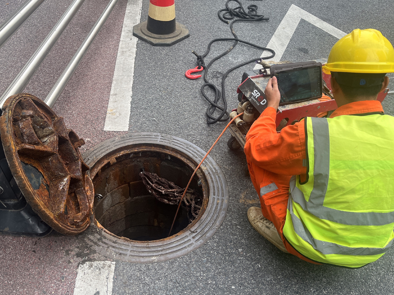 物流园市政管道内窥检测