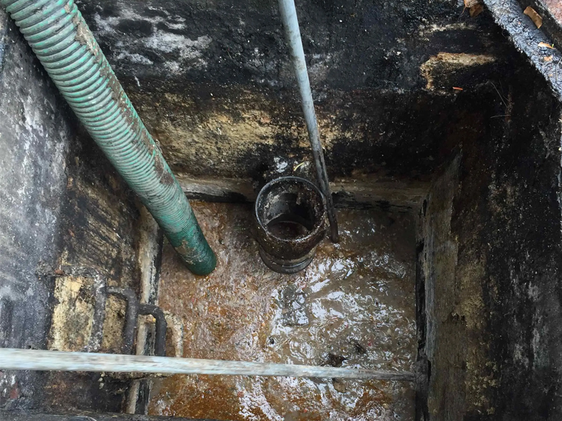 物流园隔油池清理